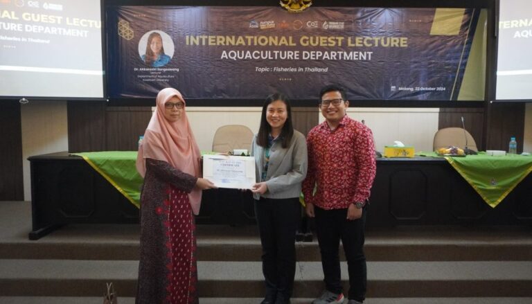 Prodi Akuakultur UMM Bahas Fisheries in Thailand Bersama Pakar-Akademisi Kasetsart University