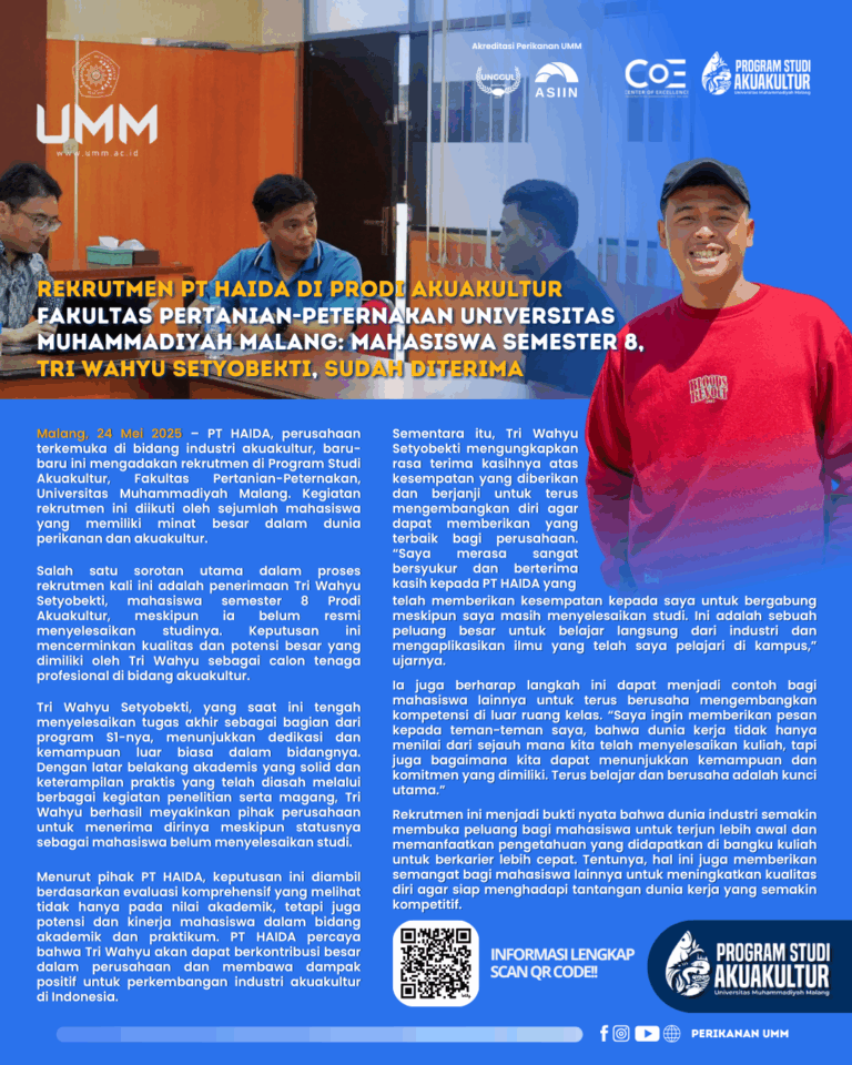 Recruitmen PT.Haida perikanan umm