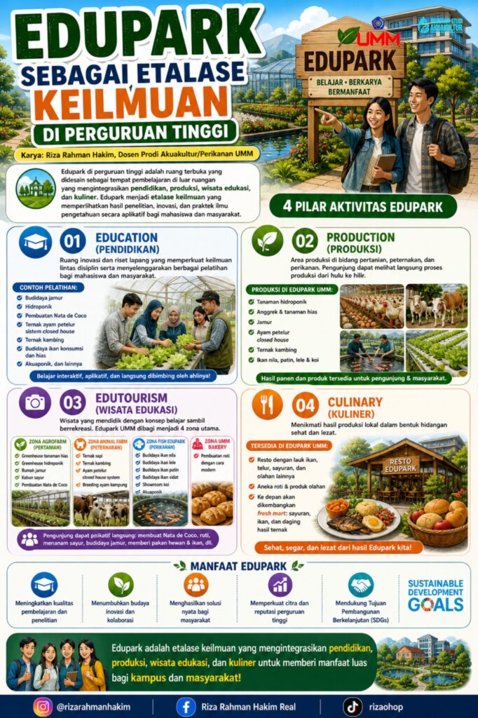 UMM Edupark Memilik Etalase Keilmuan 4 Pilar